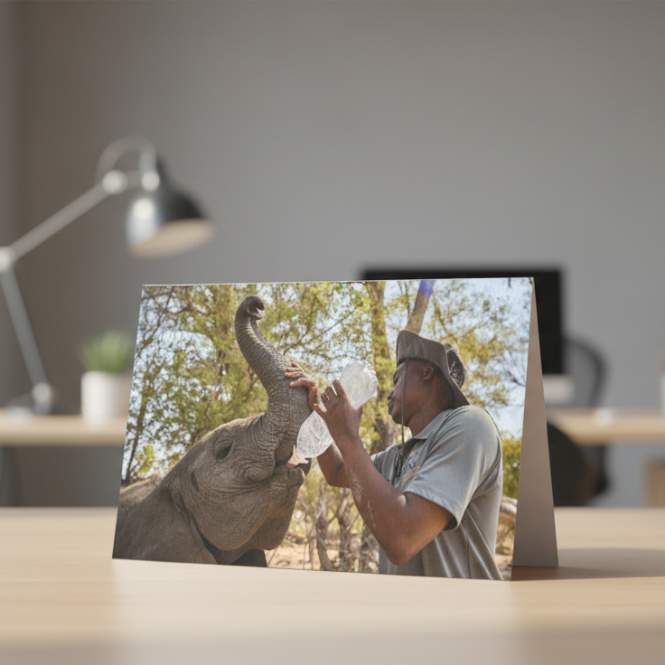 Feed a Baby Elephant